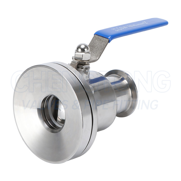 三片式快装罐底球阀