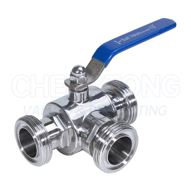 外螺纹三通球阀