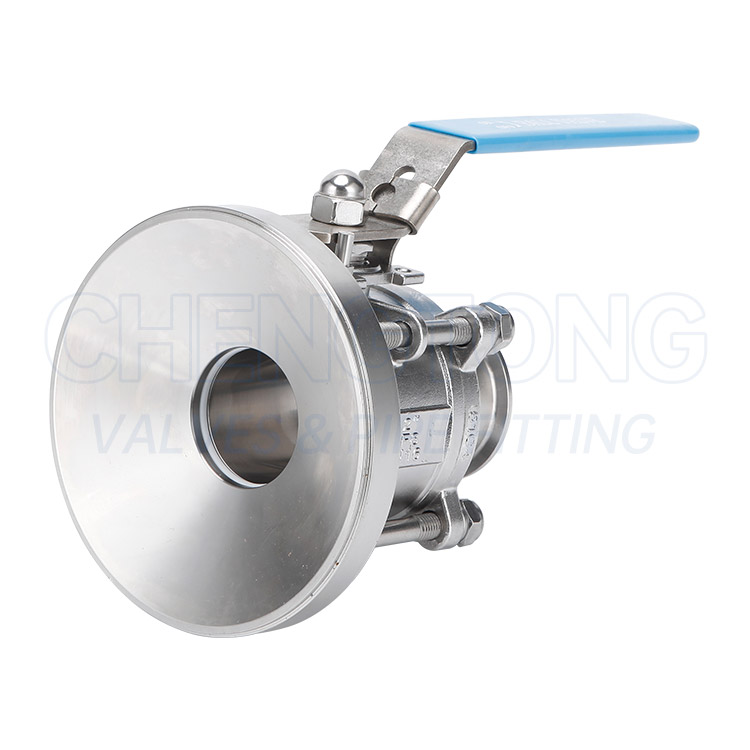 全包三片式罐底球阀