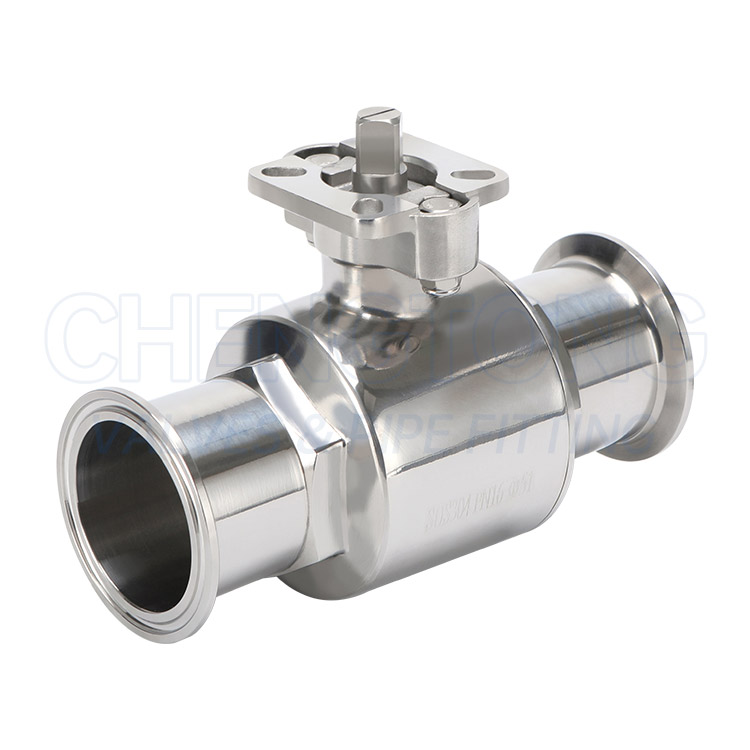 高平台快装直通球阀