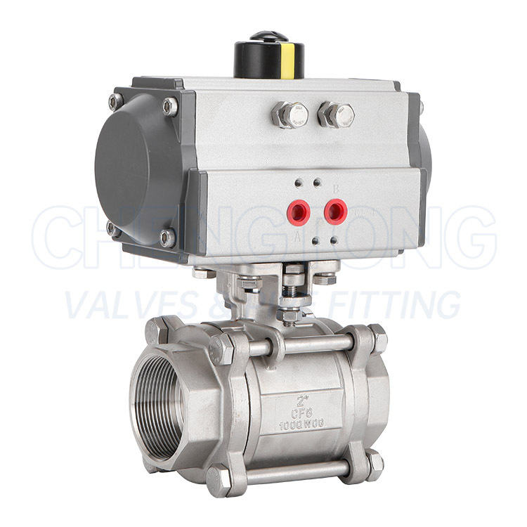 气动内螺纹球阀