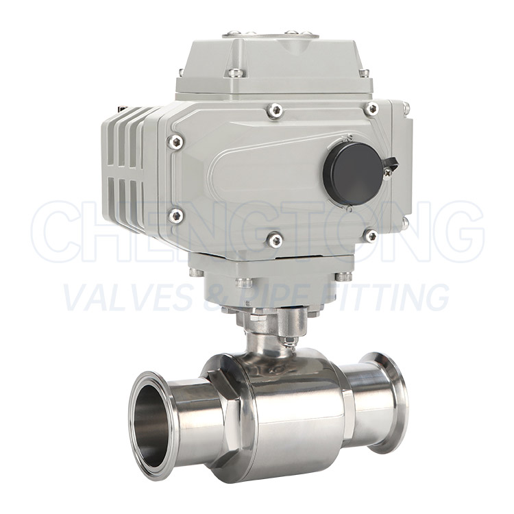 电动快装直通球阀