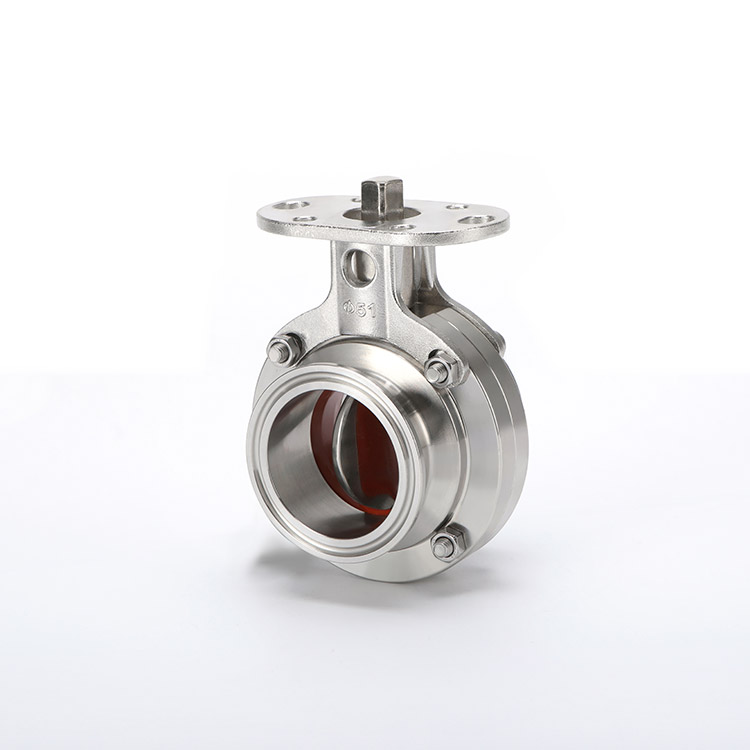 高平台快装蝶阀