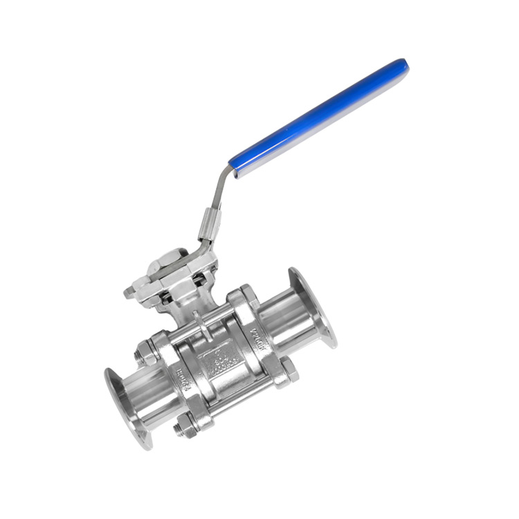 衬氟三片式快装球阀