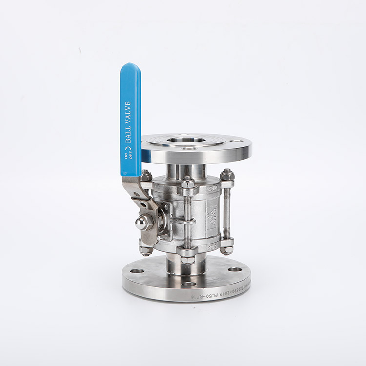 全包三片式法兰球阀