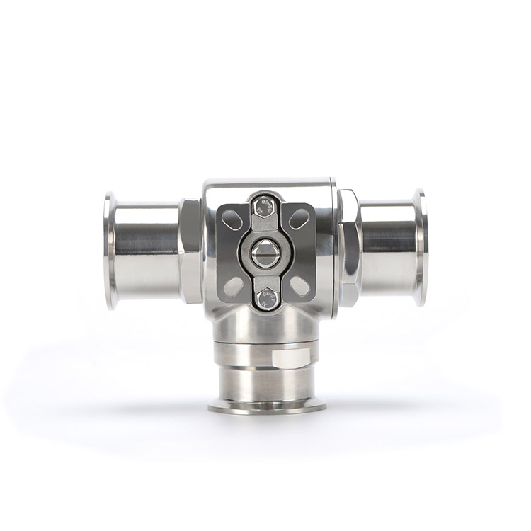 高平台快装三通球阀