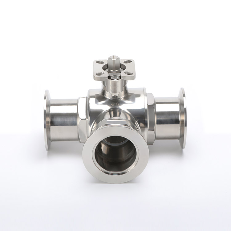 高平台真空三通球阀