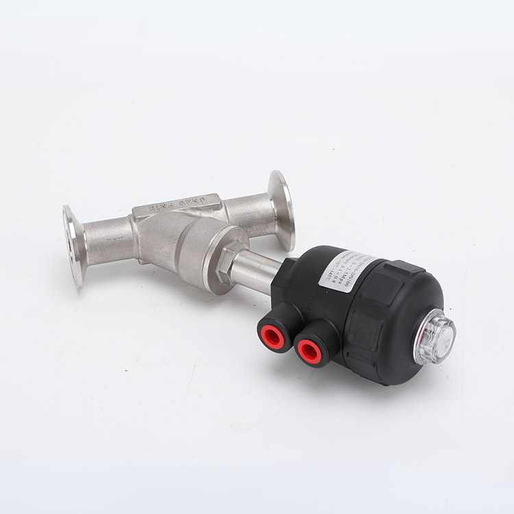 快装气动角座阀